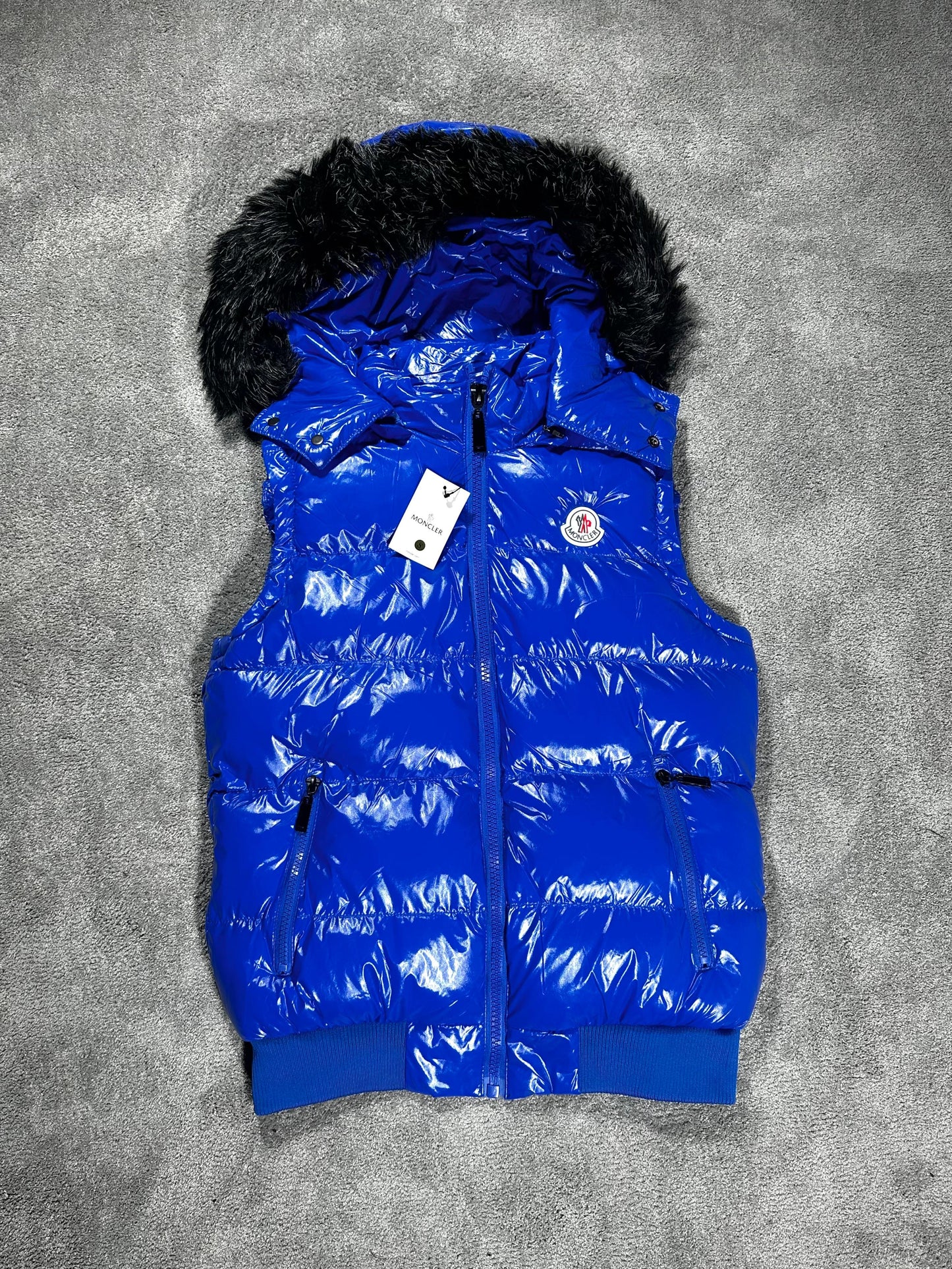 CHALECO MONCLER ( AZUL )