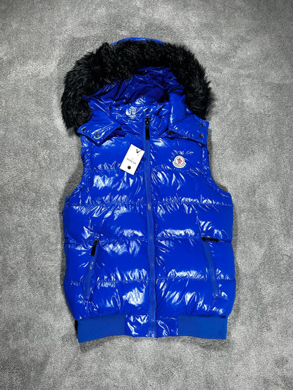 CHALECO MONCLER ( AZUL )