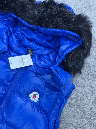 CHALECO MONCLER ( AZUL )
