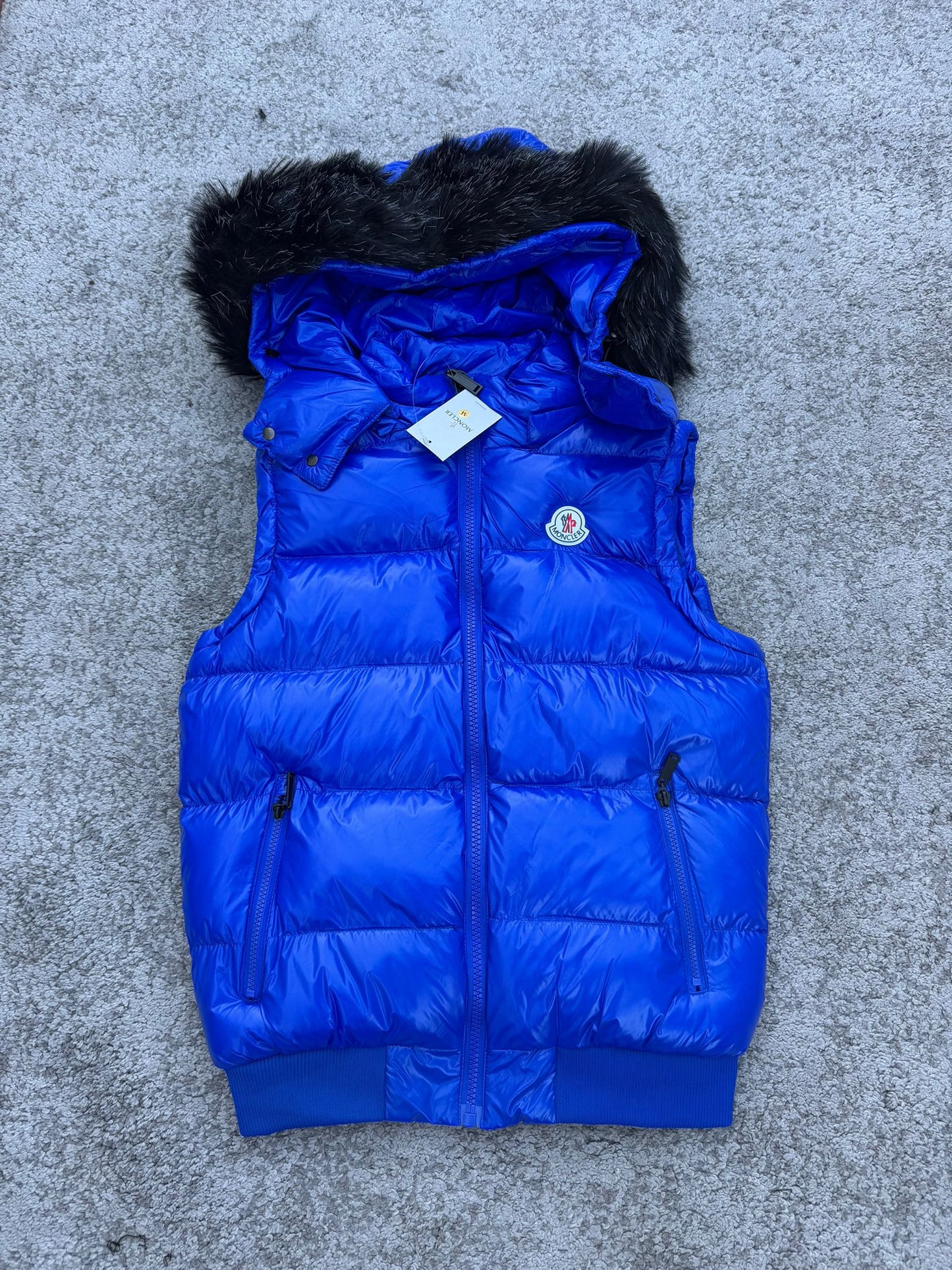 CHALECO MONCLER ( AZUL )
