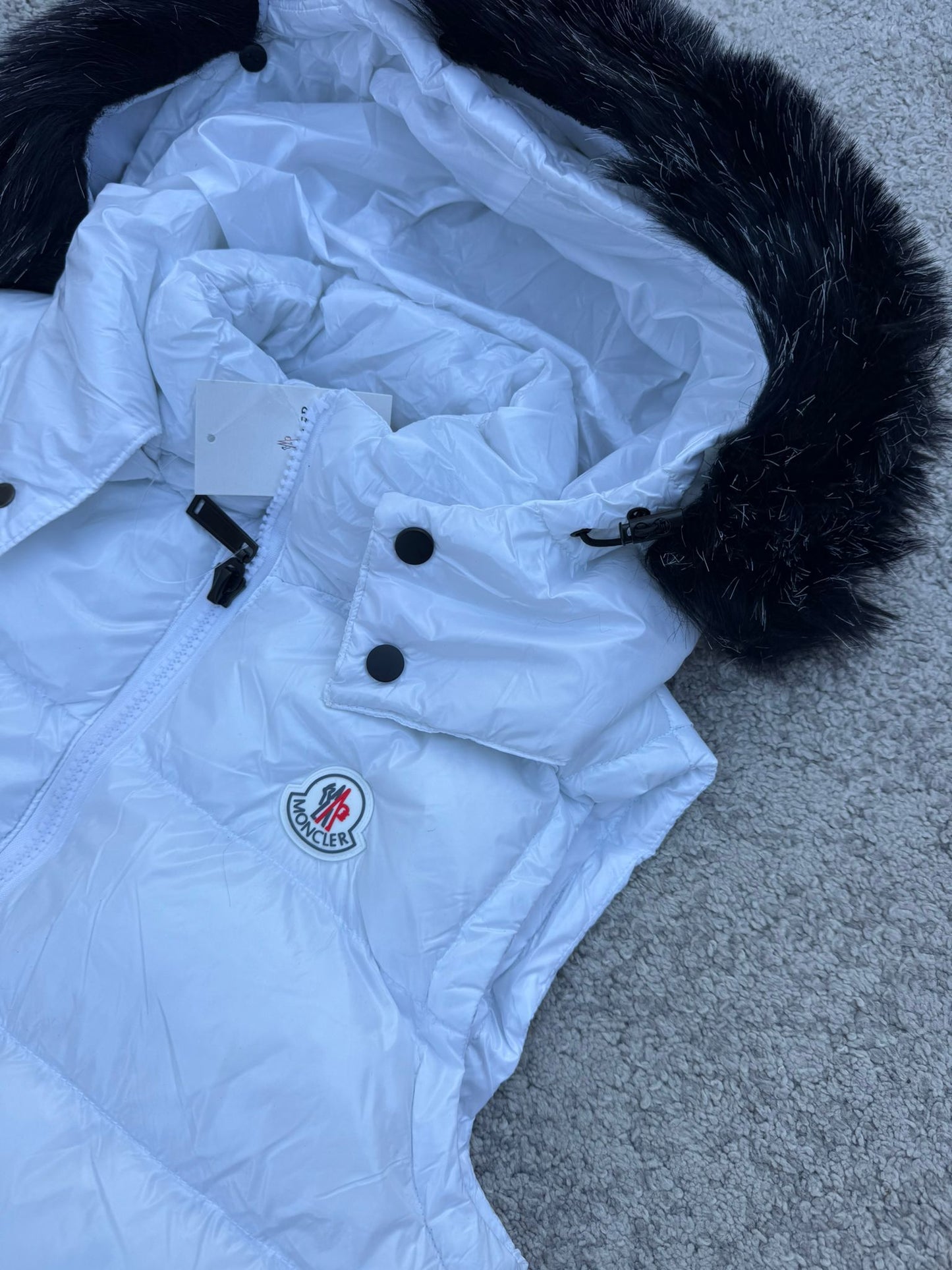 CHALECO MONCLER ( BLANCO )