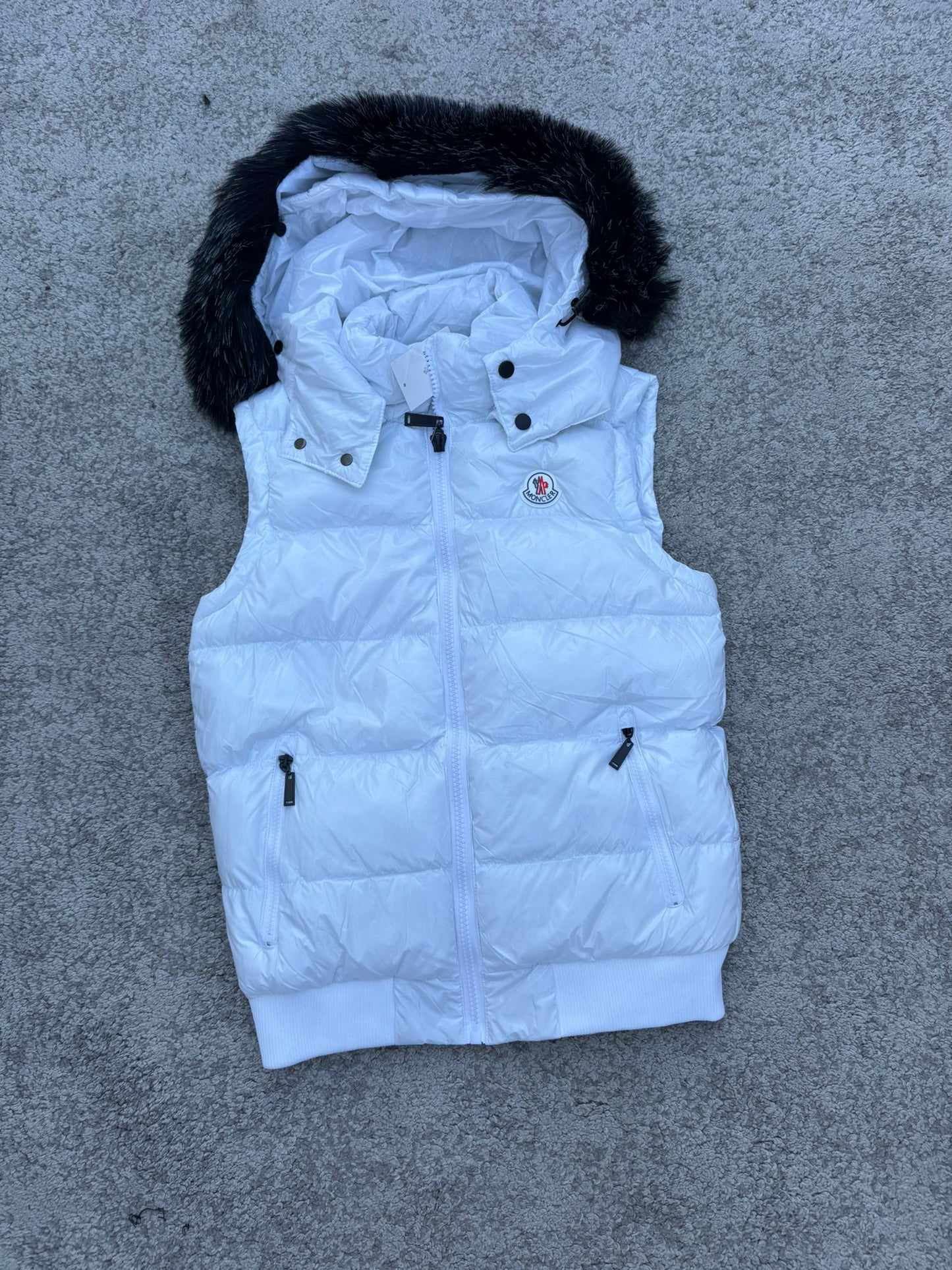 CHALECO MONCLER ( BLANCO )